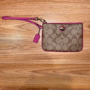 Coach wristlet